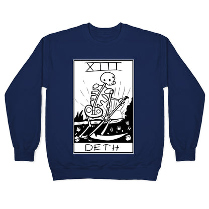Badly Drawn Tarots: Death Crewneck Sweatshirt