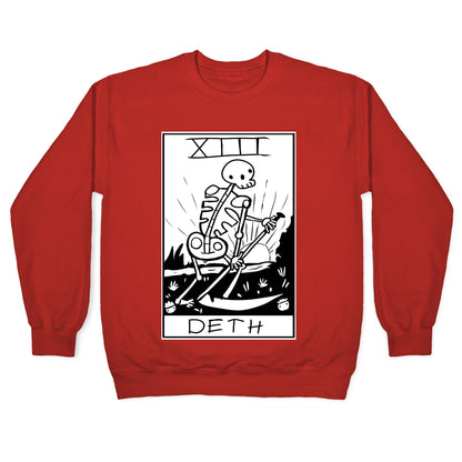 Badly Drawn Tarots: Death Crewneck Sweatshirt