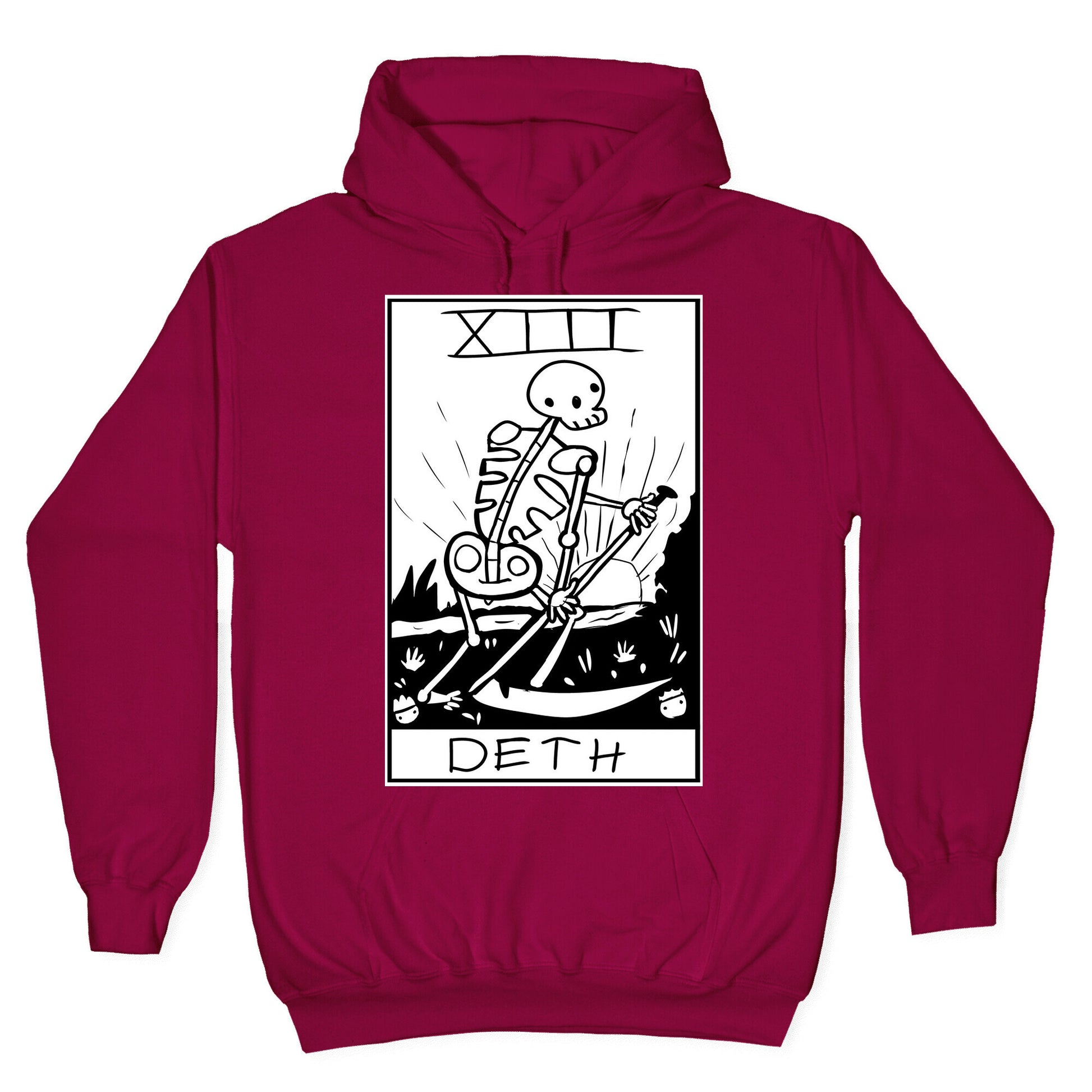 Badly Drawn Tarots: Death Hoodie