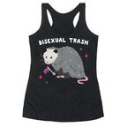 Bisexual Trash Opossum Racerback Tank