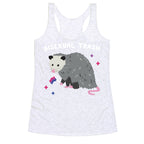 Bisexual Trash Opossum Racerback Tank