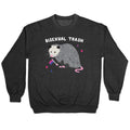 Bisexual Trash Opossum Crewneck Sweatshirt