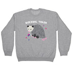 Bisexual Trash Opossum Crewneck Sweatshirt