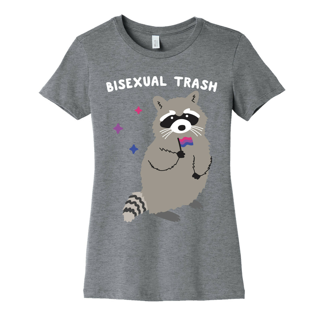 Bisexual Trash Raccoon Women's Cotton Tee