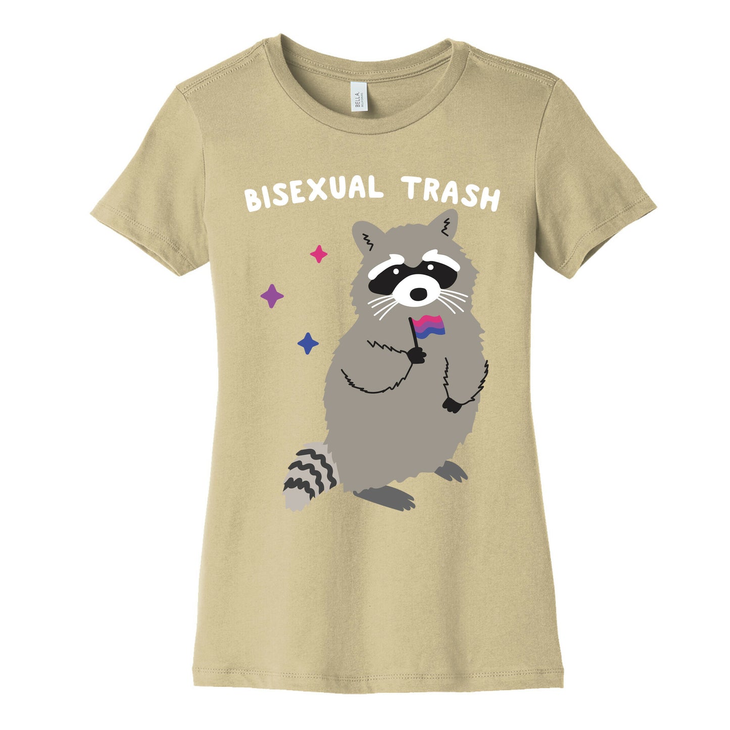 Bisexual Trash Raccoon Women's Cotton Tee