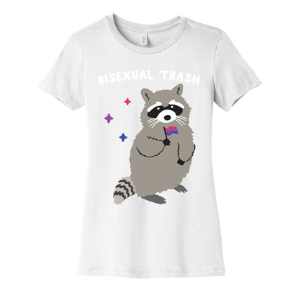 Bisexual Trash Raccoon Women's Cotton Tee