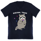 Bisexual Trash Raccoon V-Neck