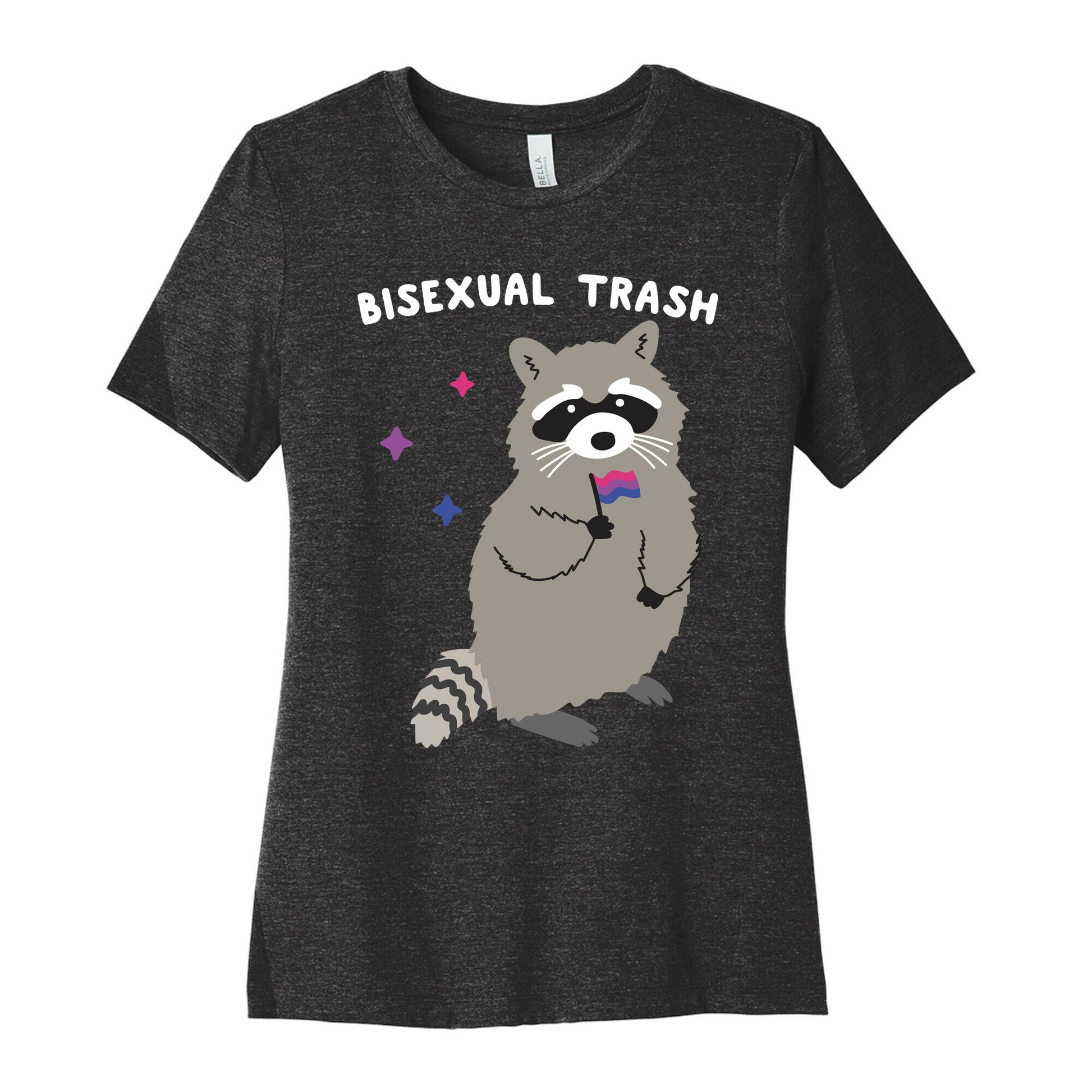 Bisexual Trash Raccoon Women's Cotton Tee