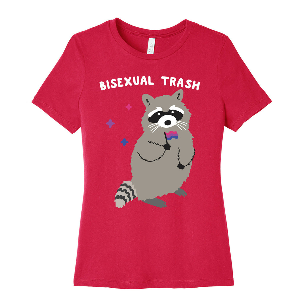 Bisexual Trash Raccoon Women's Cotton Tee