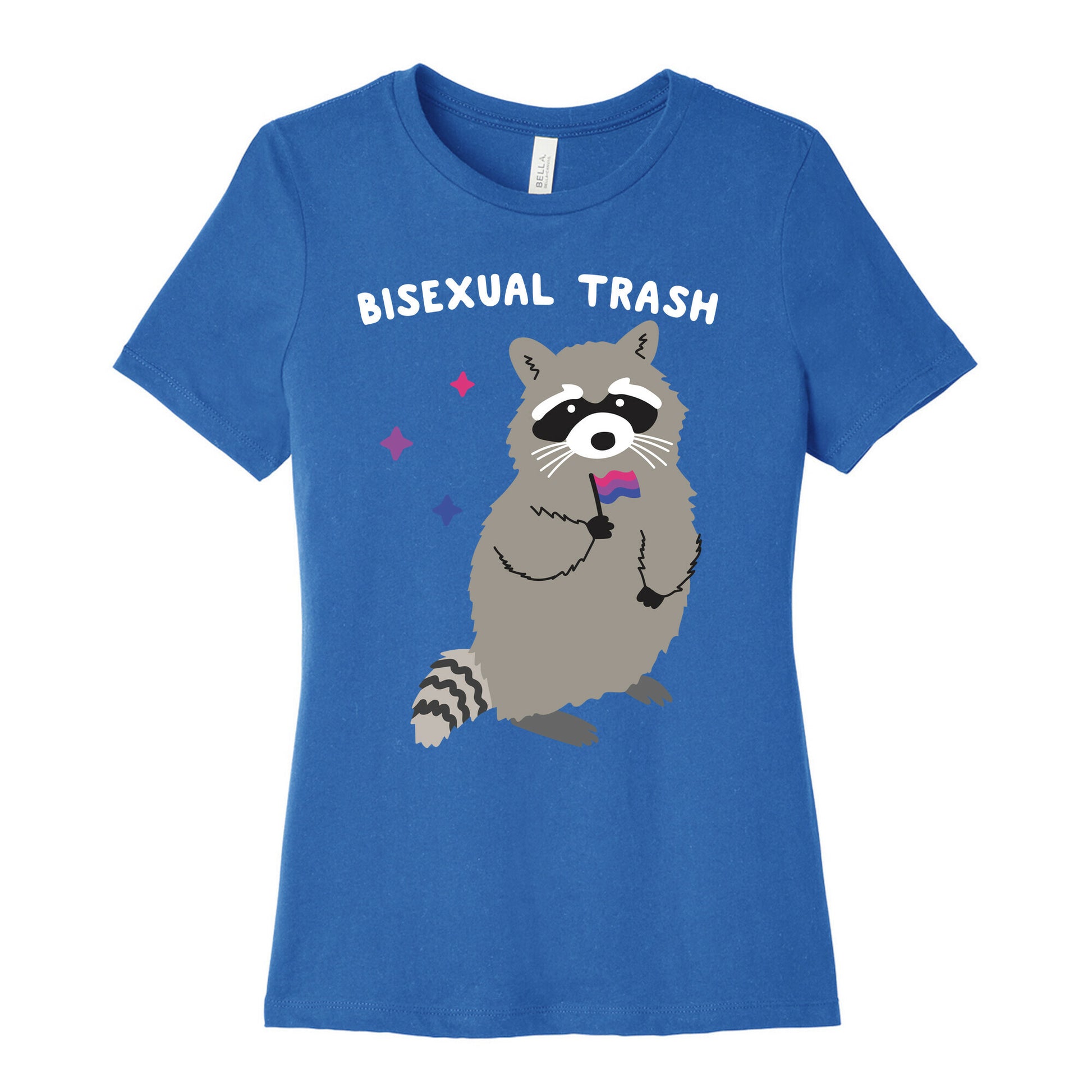 Bisexual Trash Raccoon Women's Cotton Tee