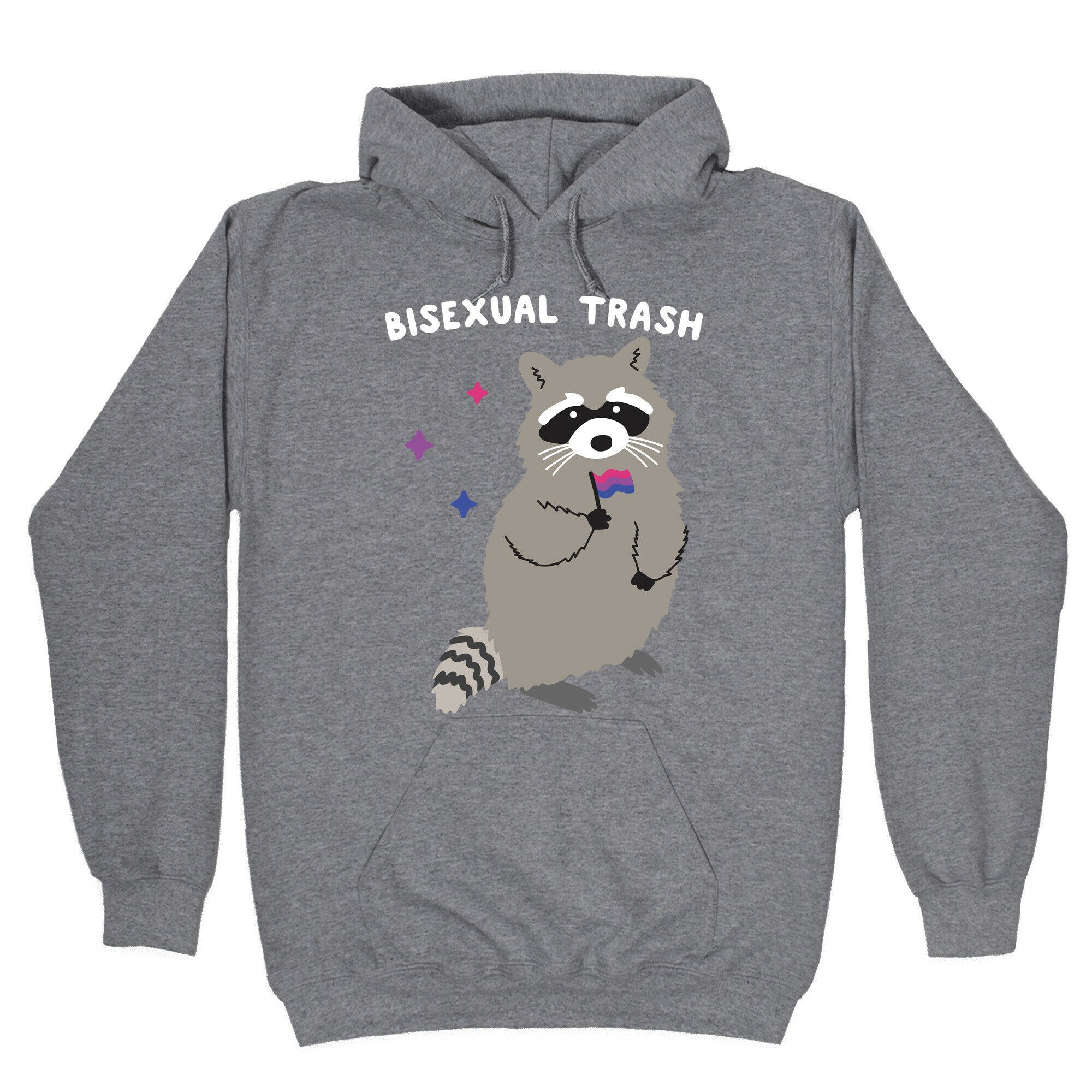 Bisexual Trash Raccoon Hoodie