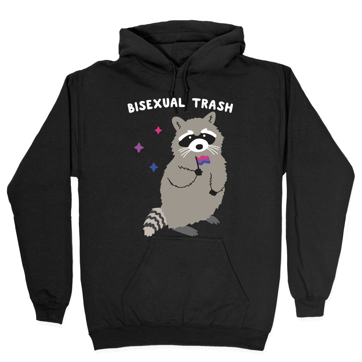 Bisexual Trash Raccoon Hoodie