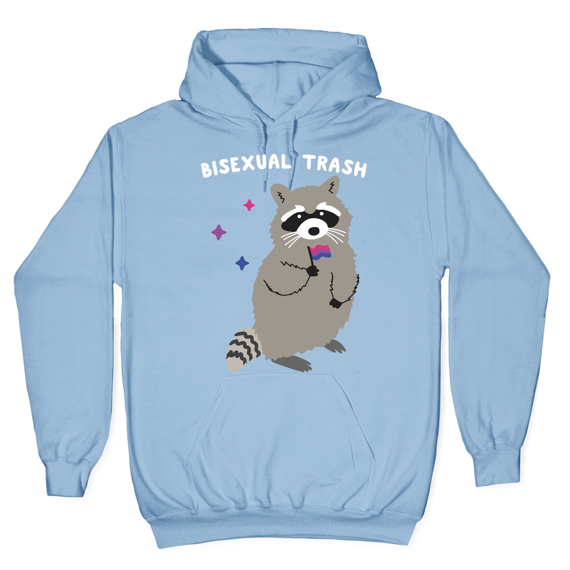 Bisexual Trash Raccoon Hoodie