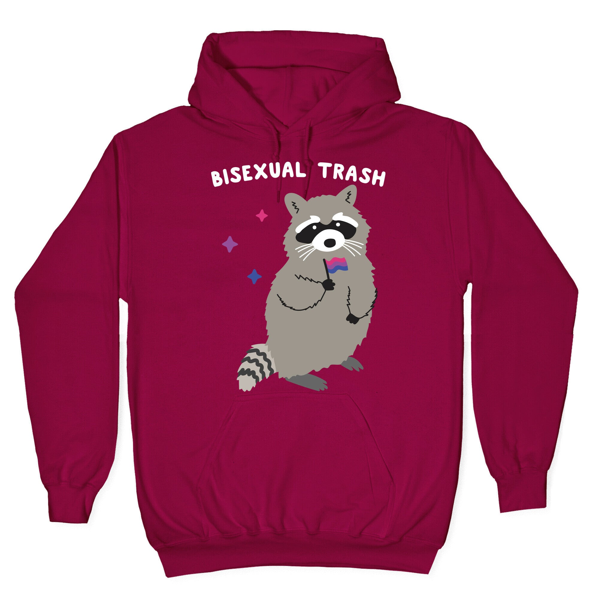 Bisexual Trash Raccoon Hoodie