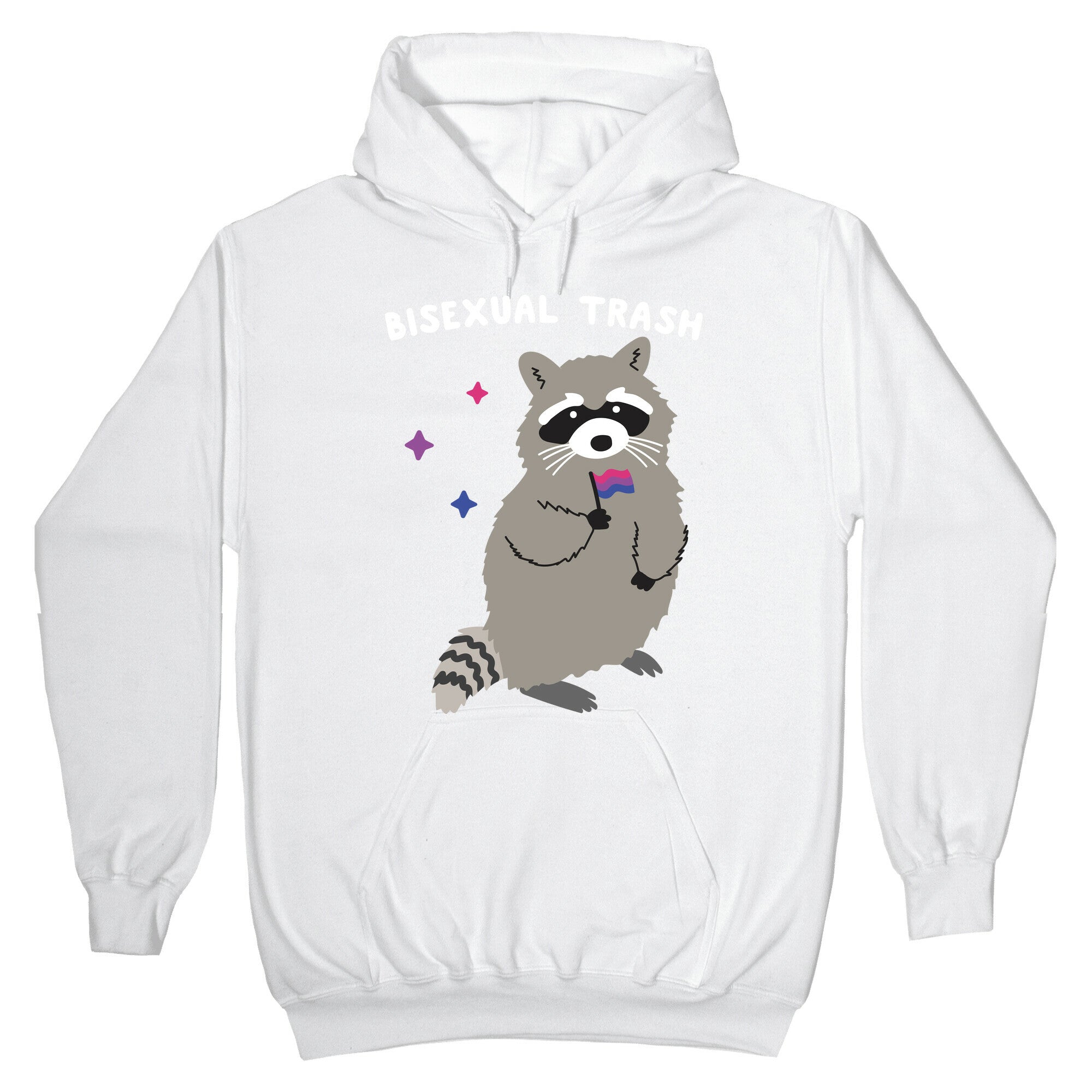 Bisexual Trash Raccoon Hoodie