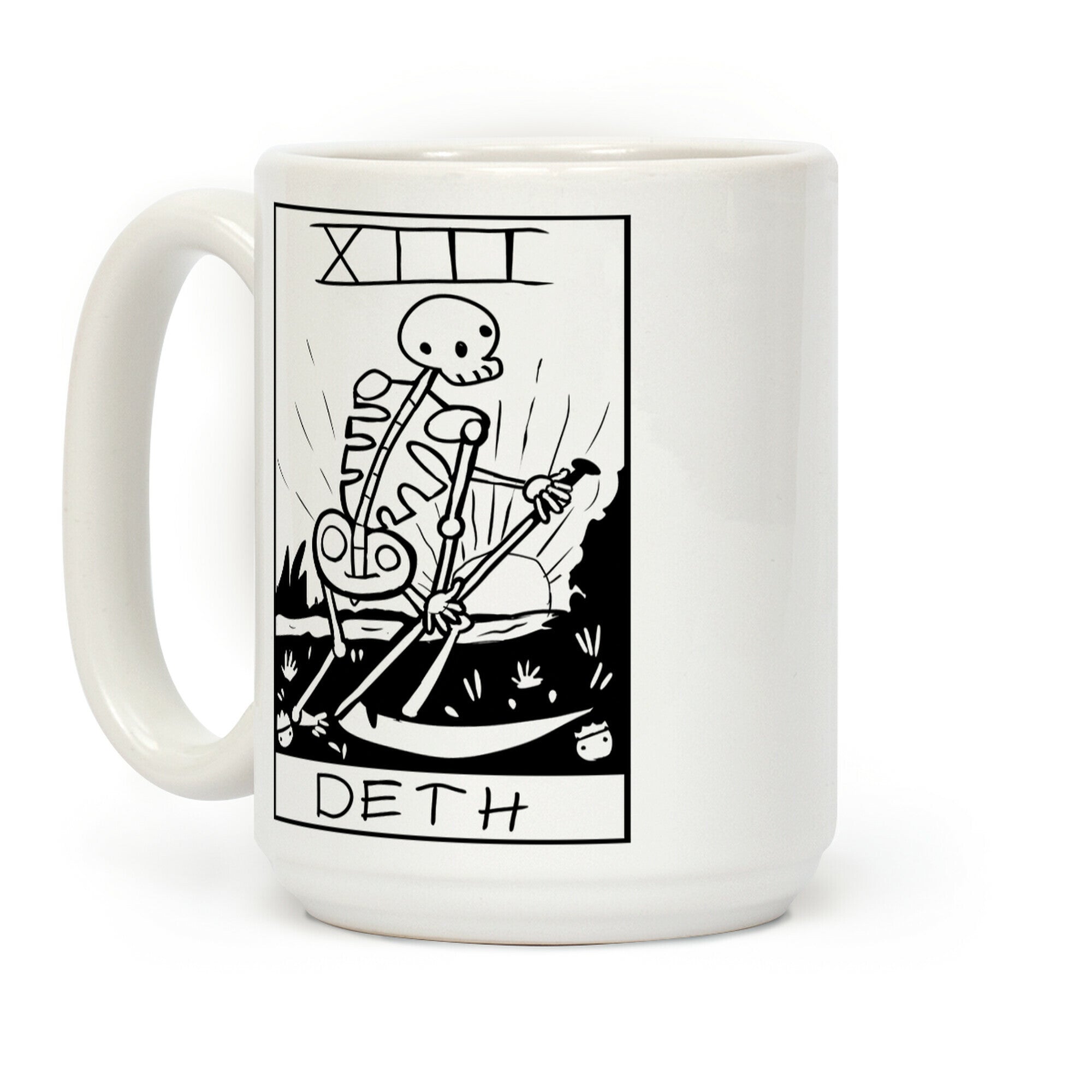 Badly Drawn Tarots: Death Coffee Mug