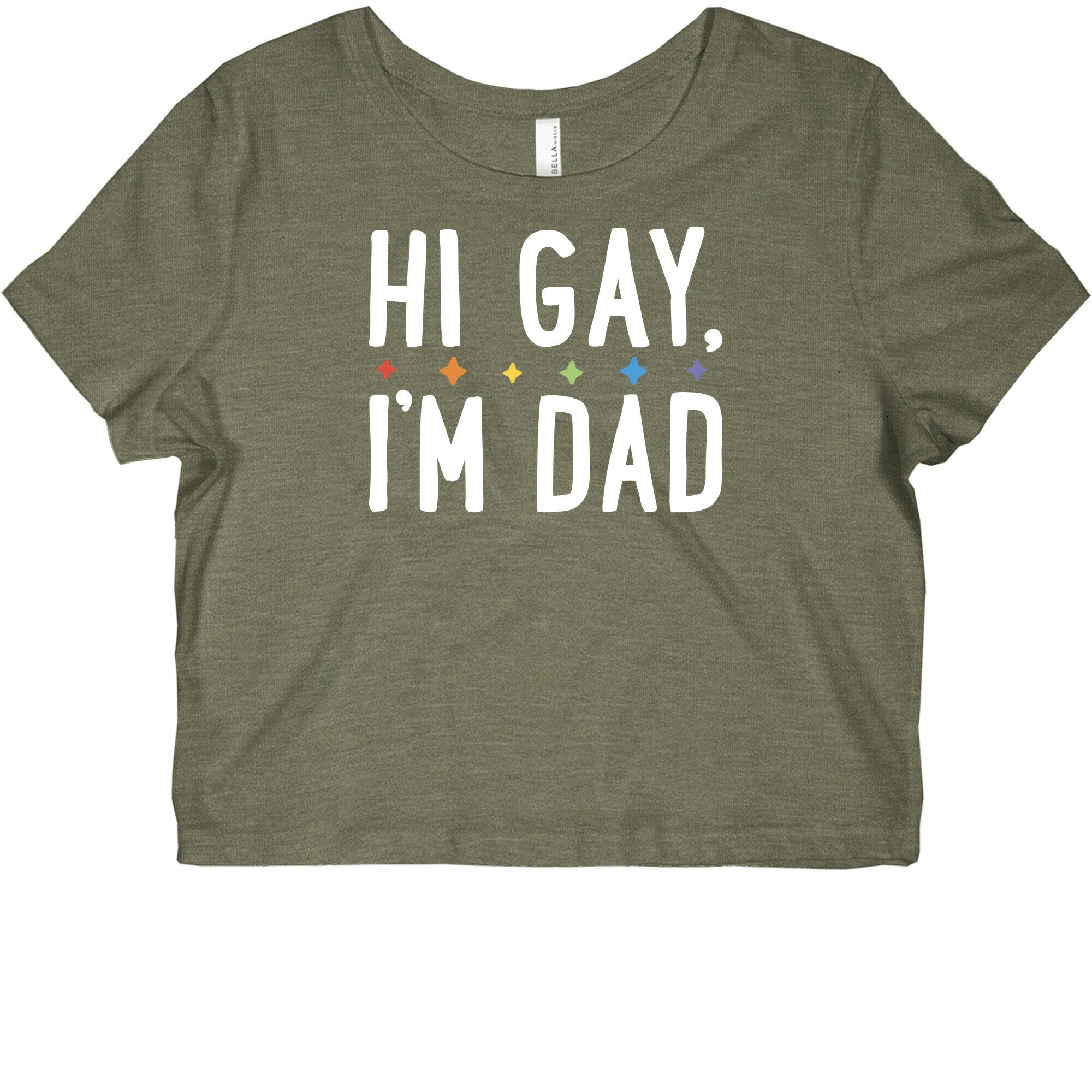 Hi Gay, I'm Dad Pair Graphic Baby Tee