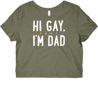 Hi Gay, I'm Dad Pair Graphic Baby Tee
