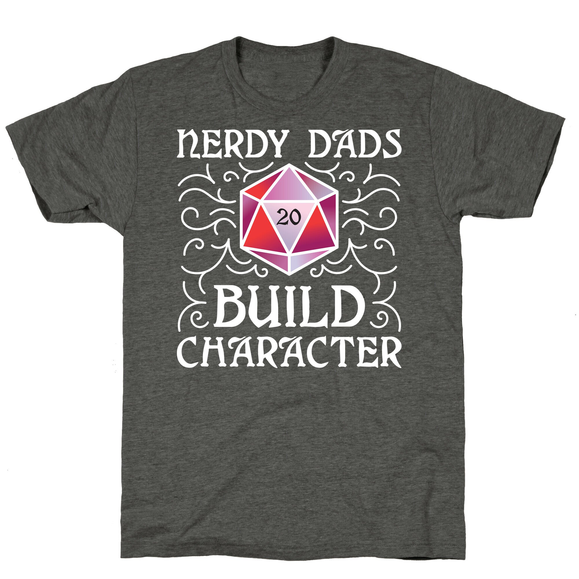 Nerdy Dads Build Character Unisex Triblend Tee