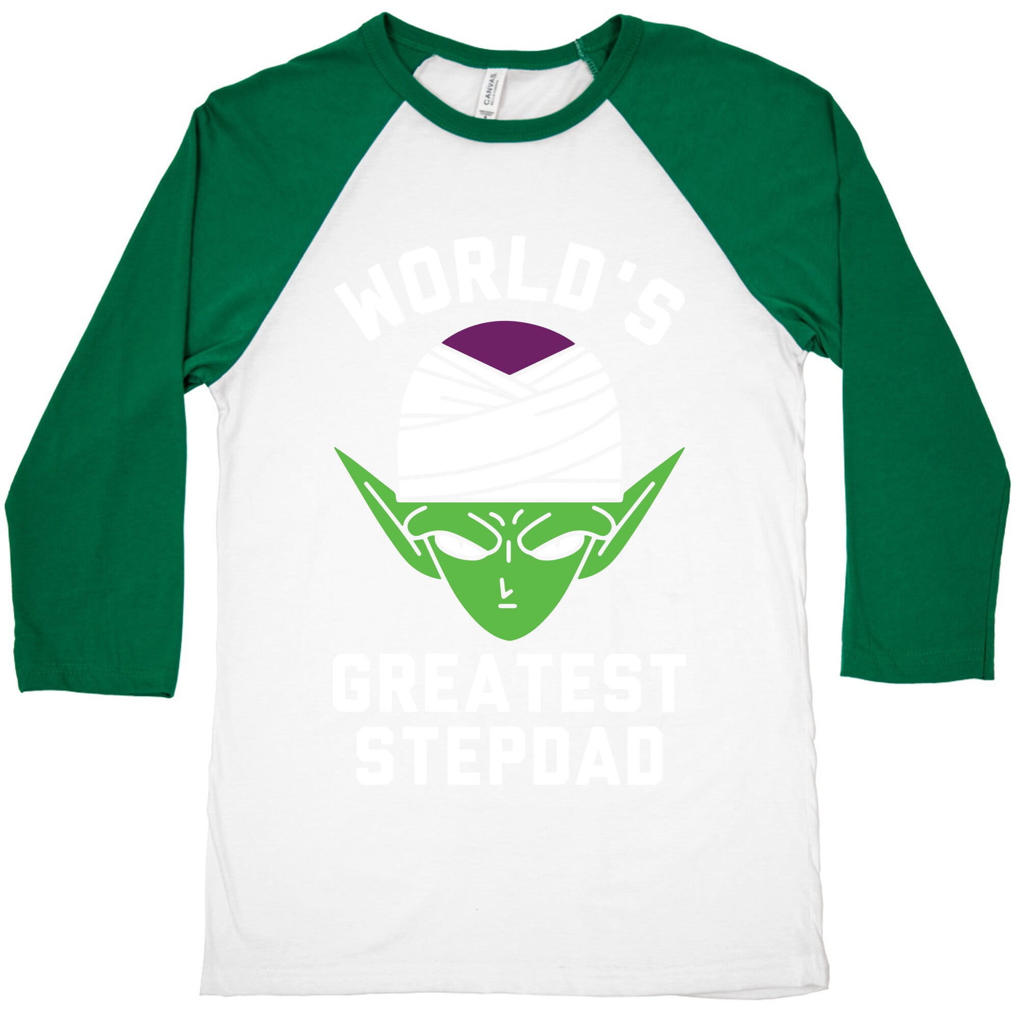 World's Greatest Stepdad Piccolo Parody Baseball Tee