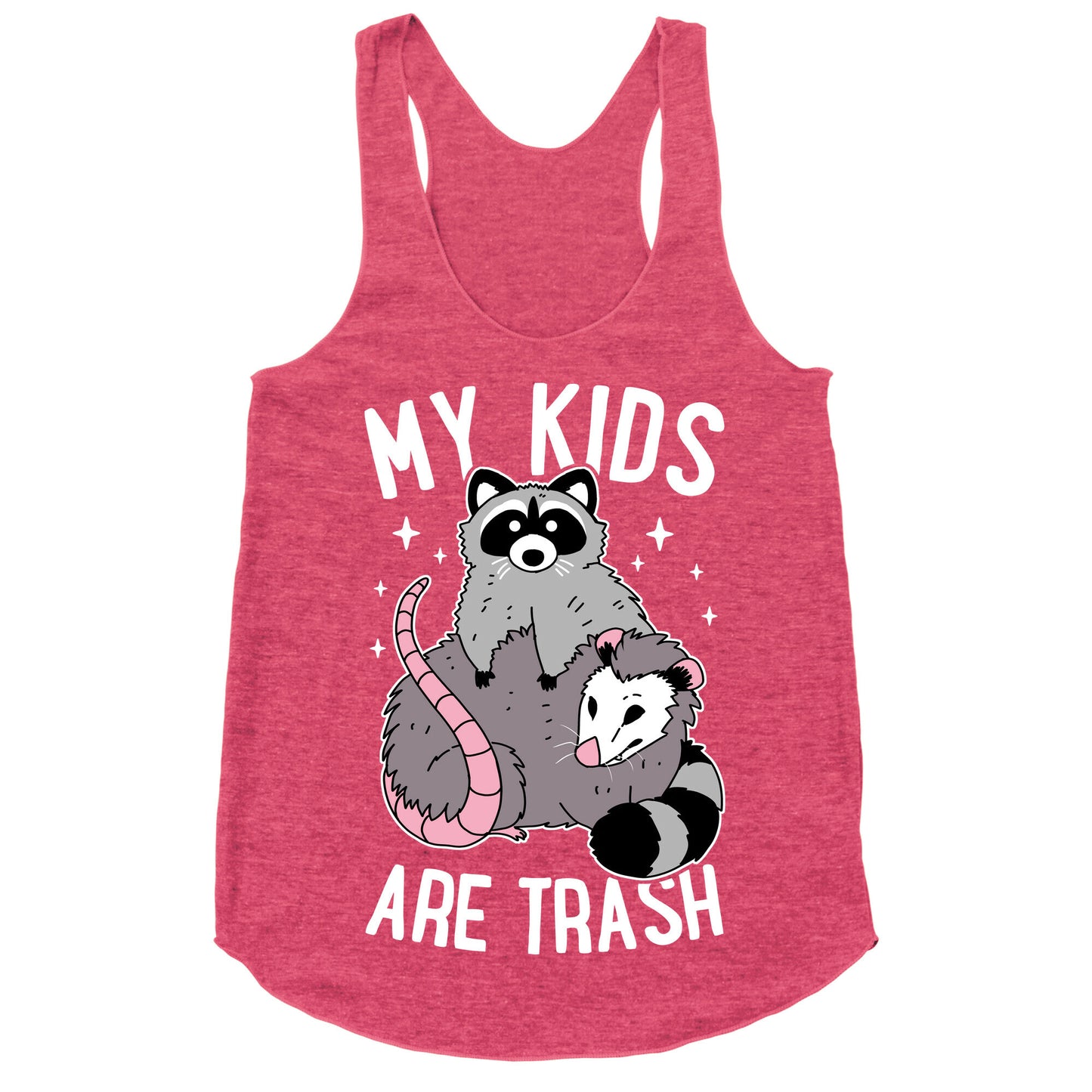 My Kids Are Trash Racerback Tank
