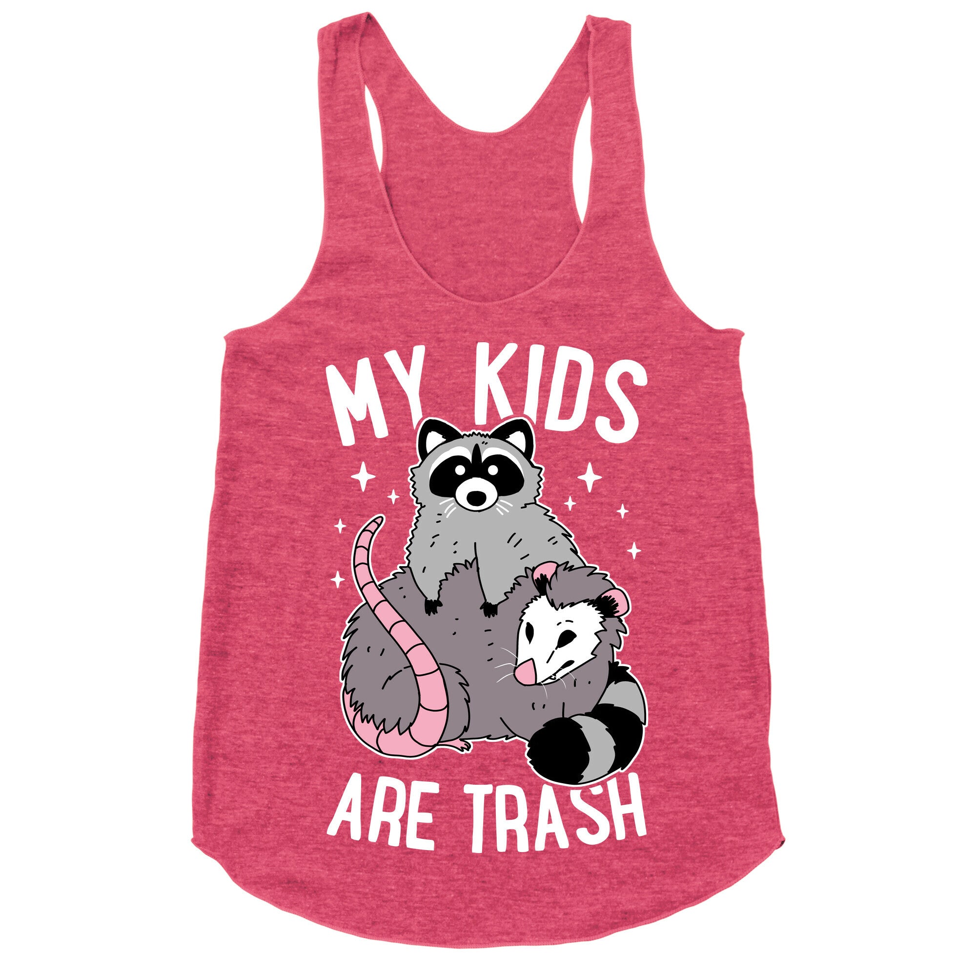 My Kids Are Trash Racerback Tank