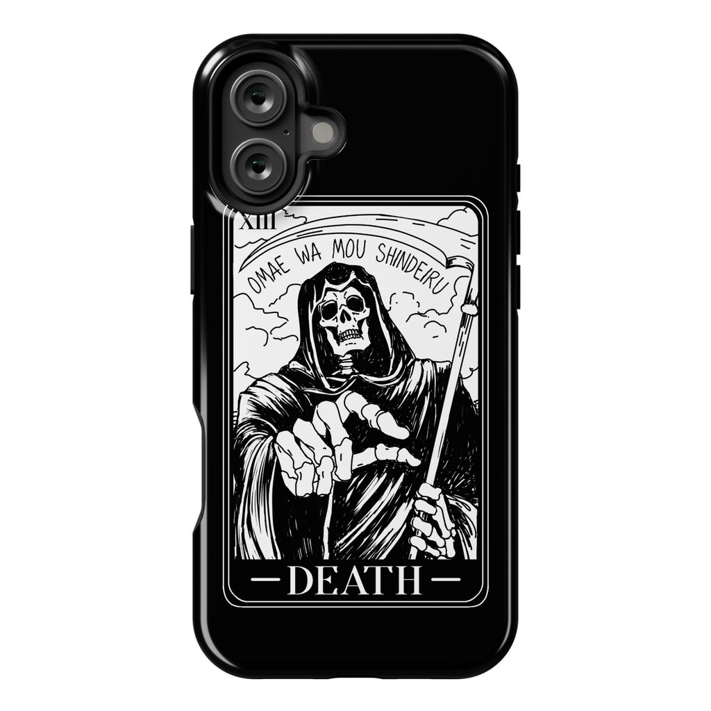 Omae Wa Mou Shindeiru Death Tarot Card Phone Case
