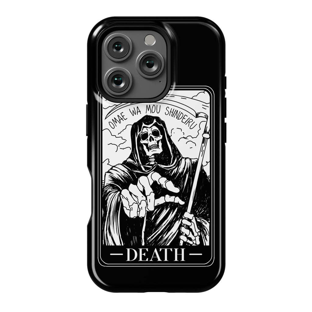 Omae Wa Mou Shindeiru Death Tarot Card Phone Case