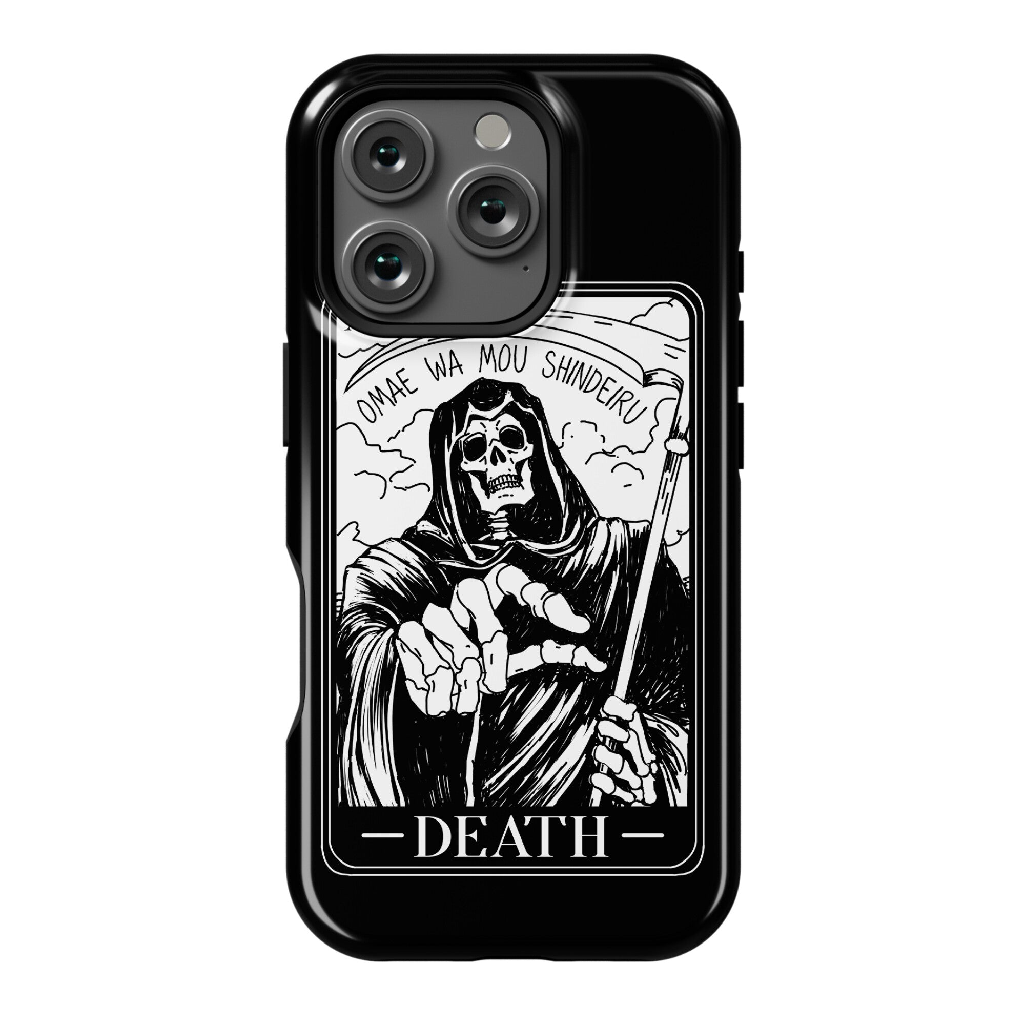 Omae Wa Mou Shindeiru Death Tarot Card Phone Case