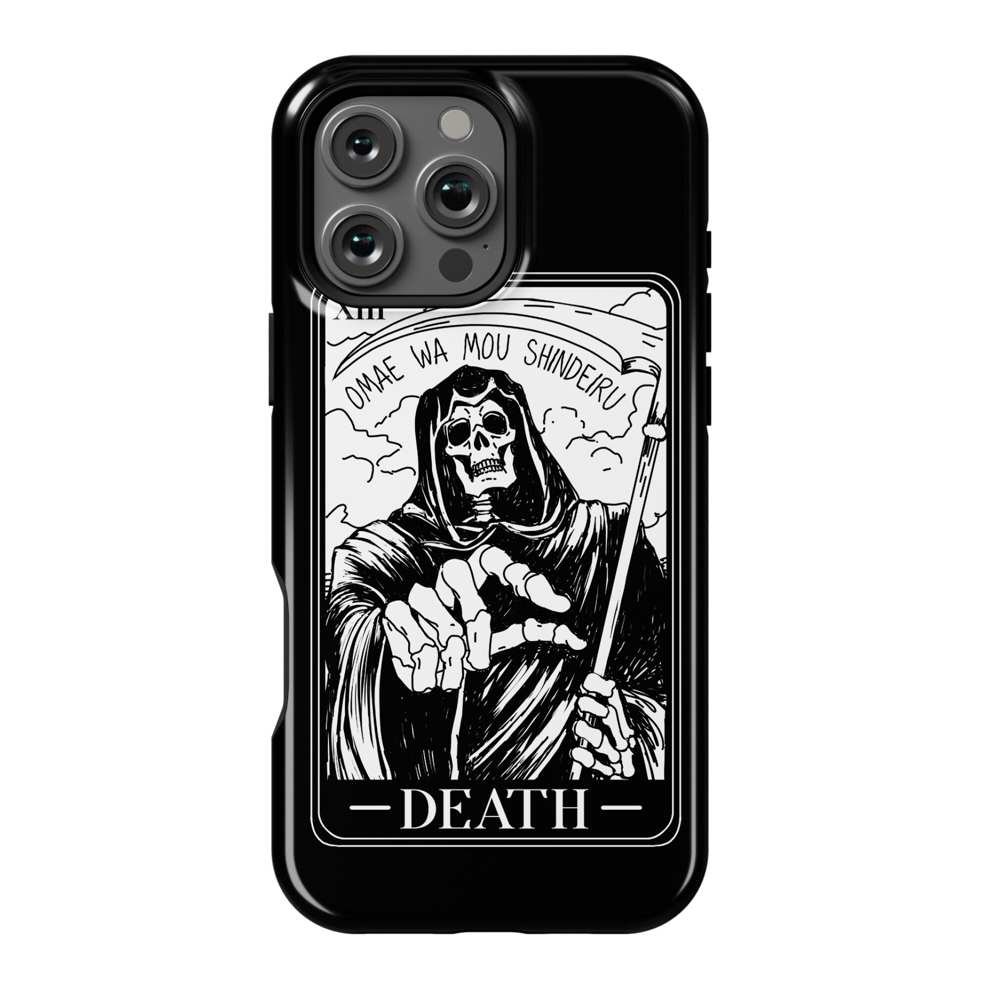 Omae Wa Mou Shindeiru Death Tarot Card Phone Case