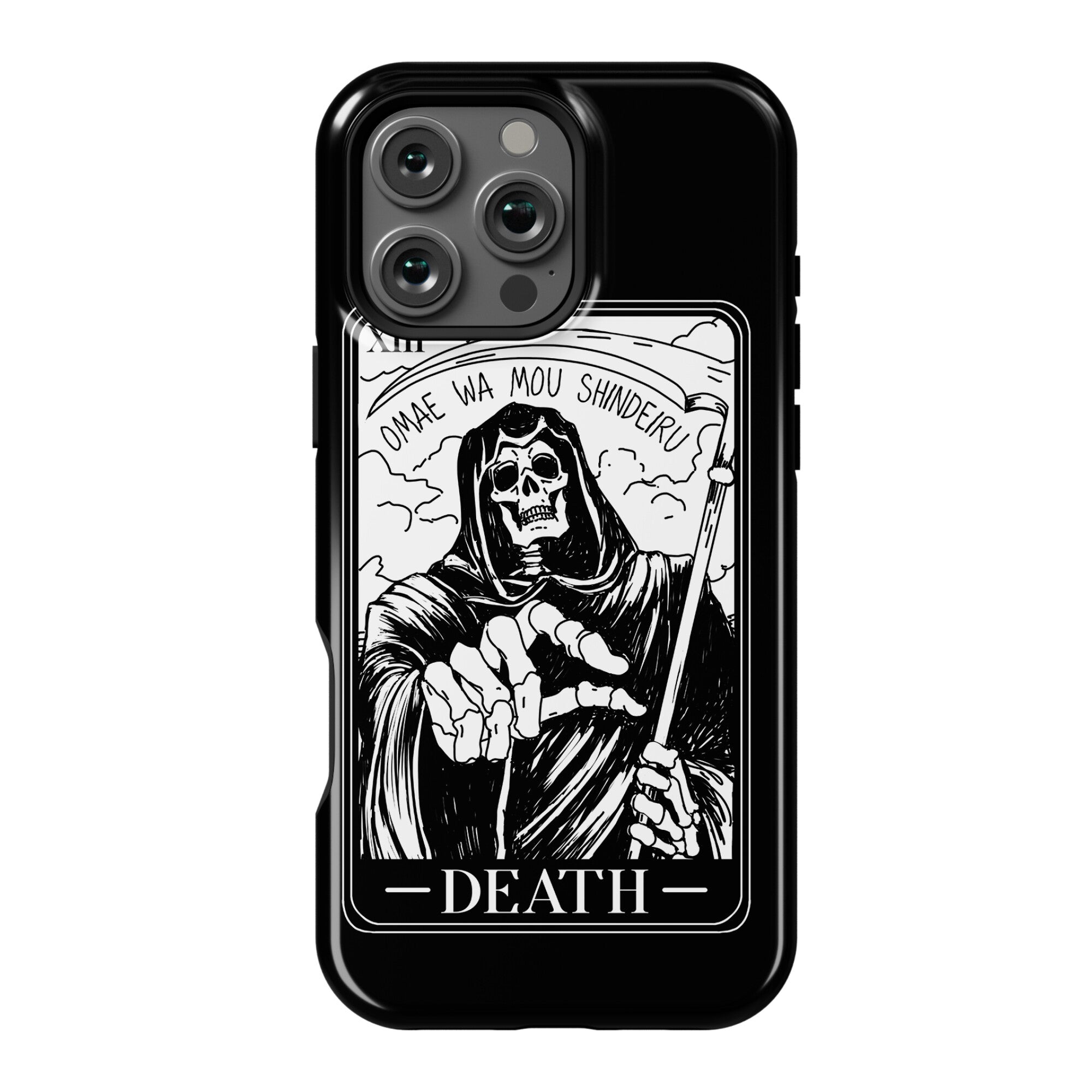 Omae Wa Mou Shindeiru Death Tarot Card Phone Case