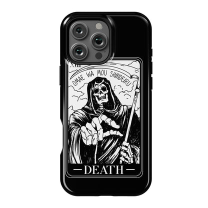 Omae Wa Mou Shindeiru Death Tarot Card Phone Case