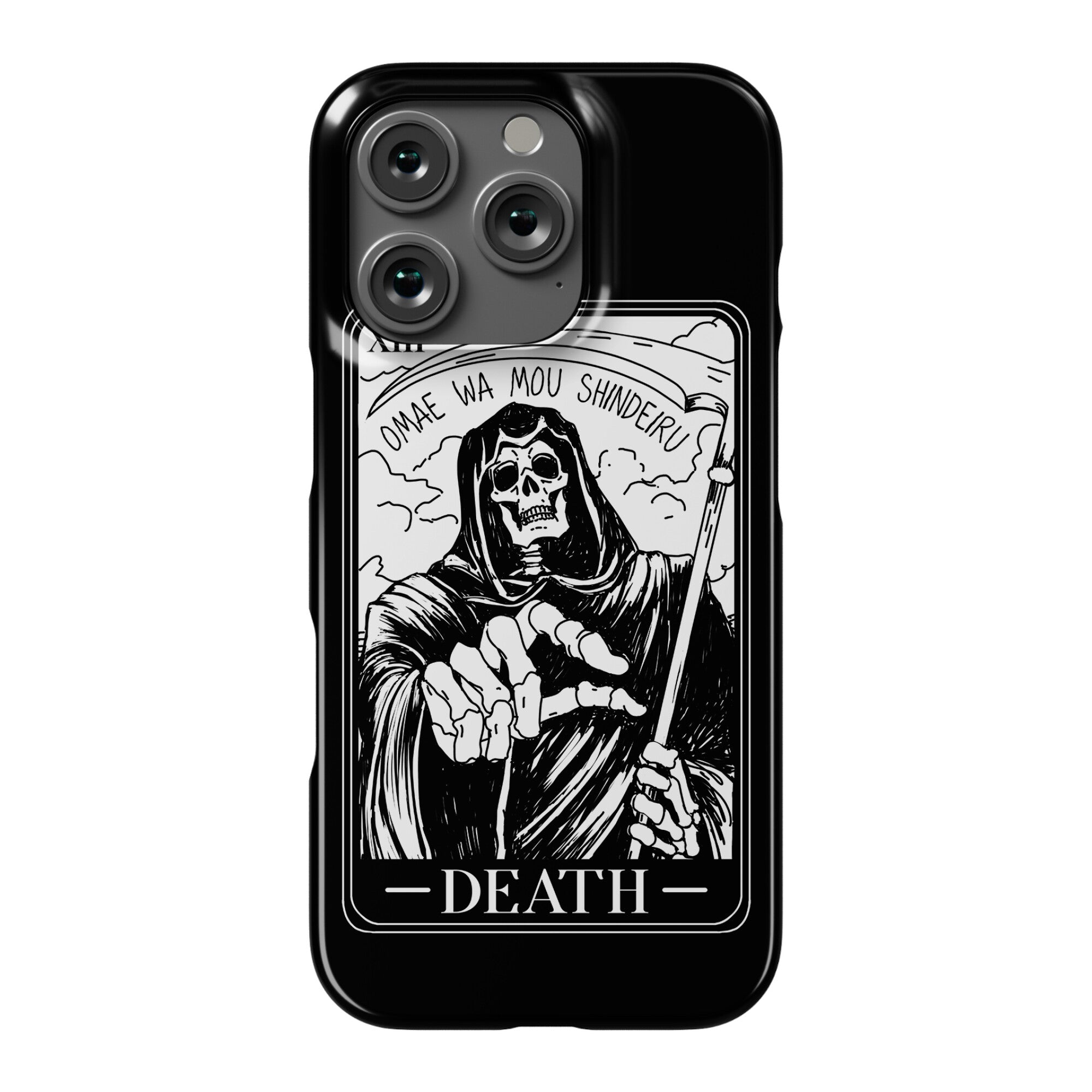 Omae Wa Mou Shindeiru Death Tarot Card Phone Case