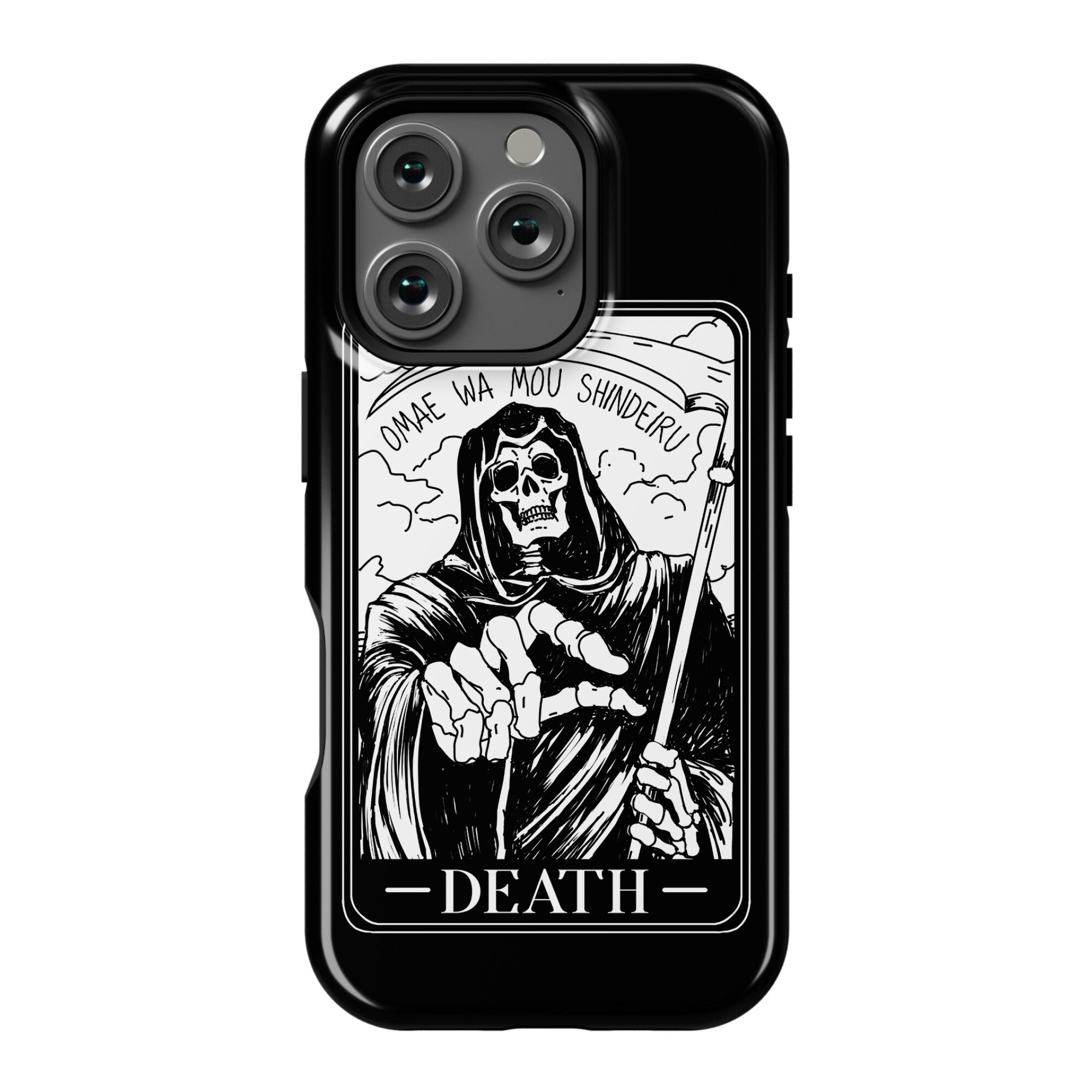 Omae Wa Mou Shindeiru Death Tarot Card Phone Case
