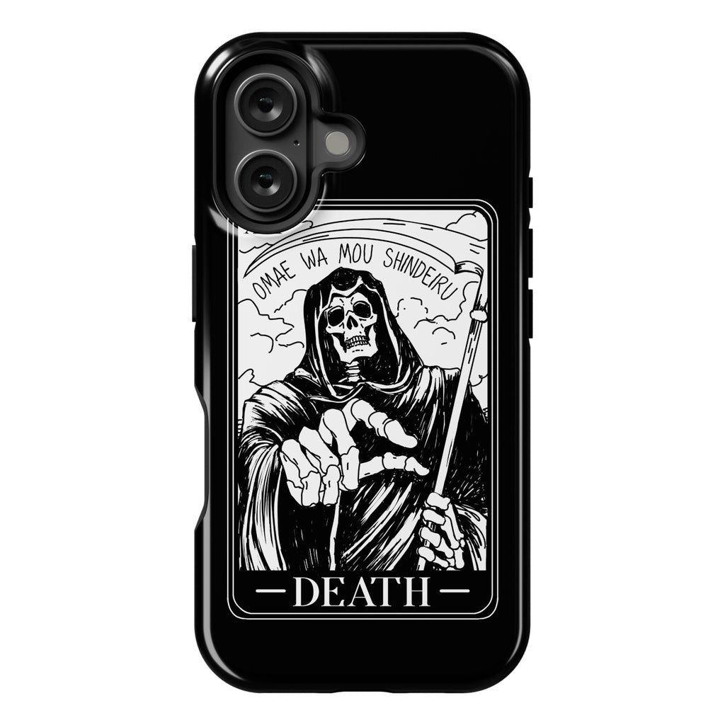 Omae Wa Mou Shindeiru Death Tarot Card Phone Case