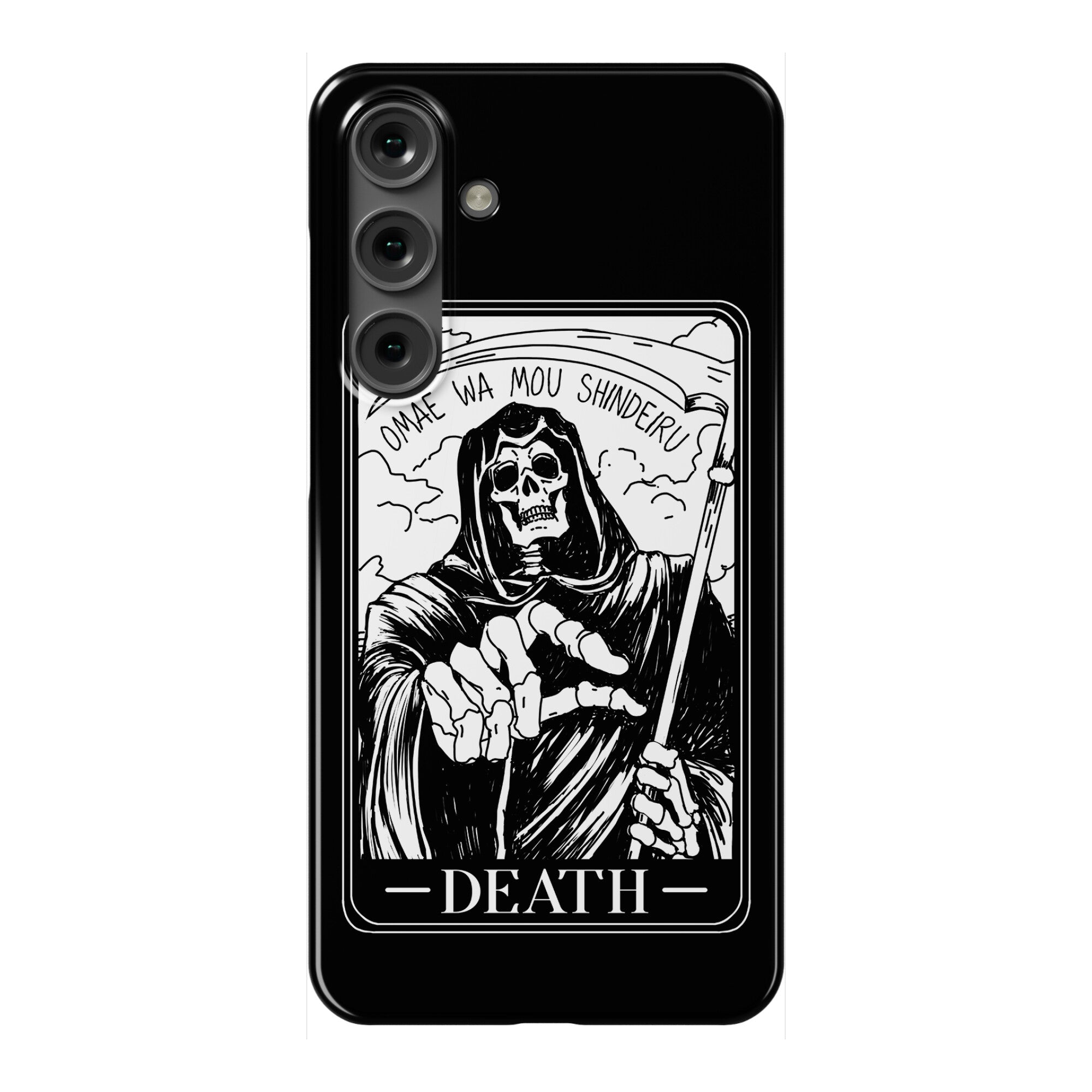 Omae Wa Mou Shindeiru Death Tarot Card Phone Case