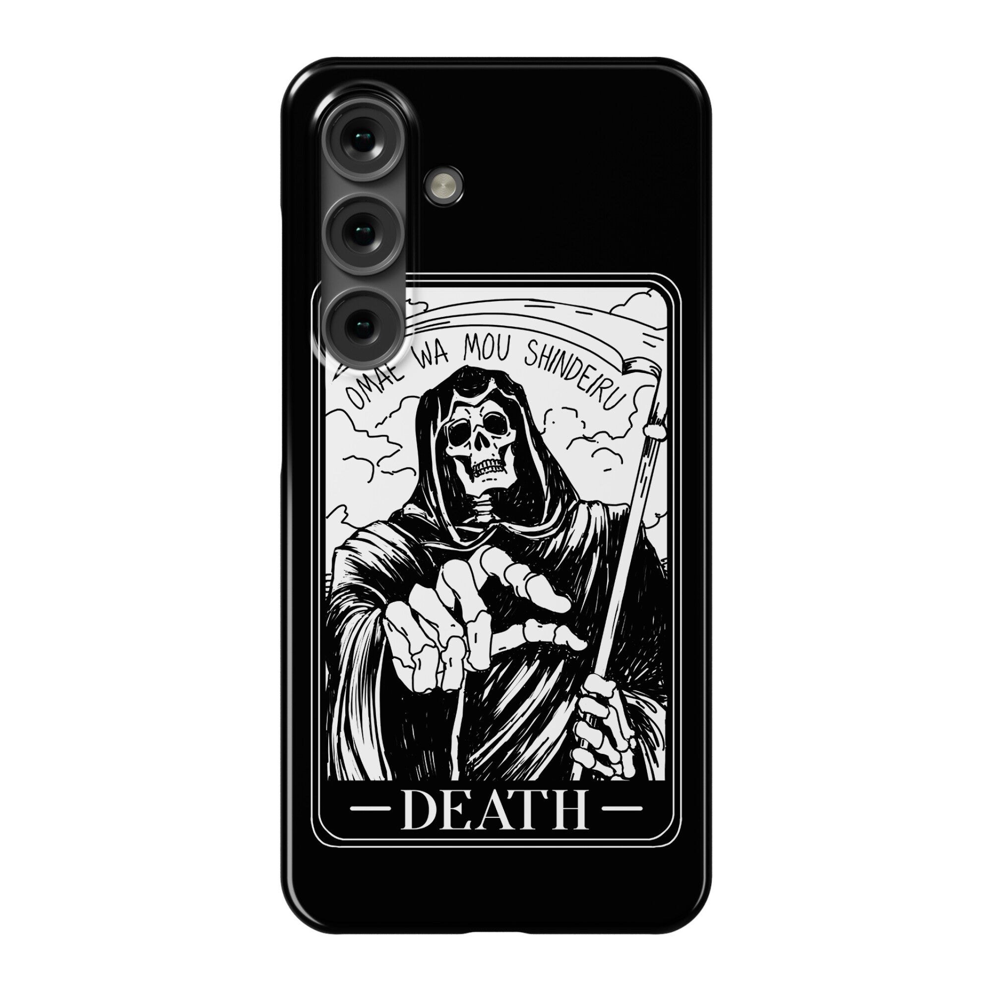 Omae Wa Mou Shindeiru Death Tarot Card Phone Case