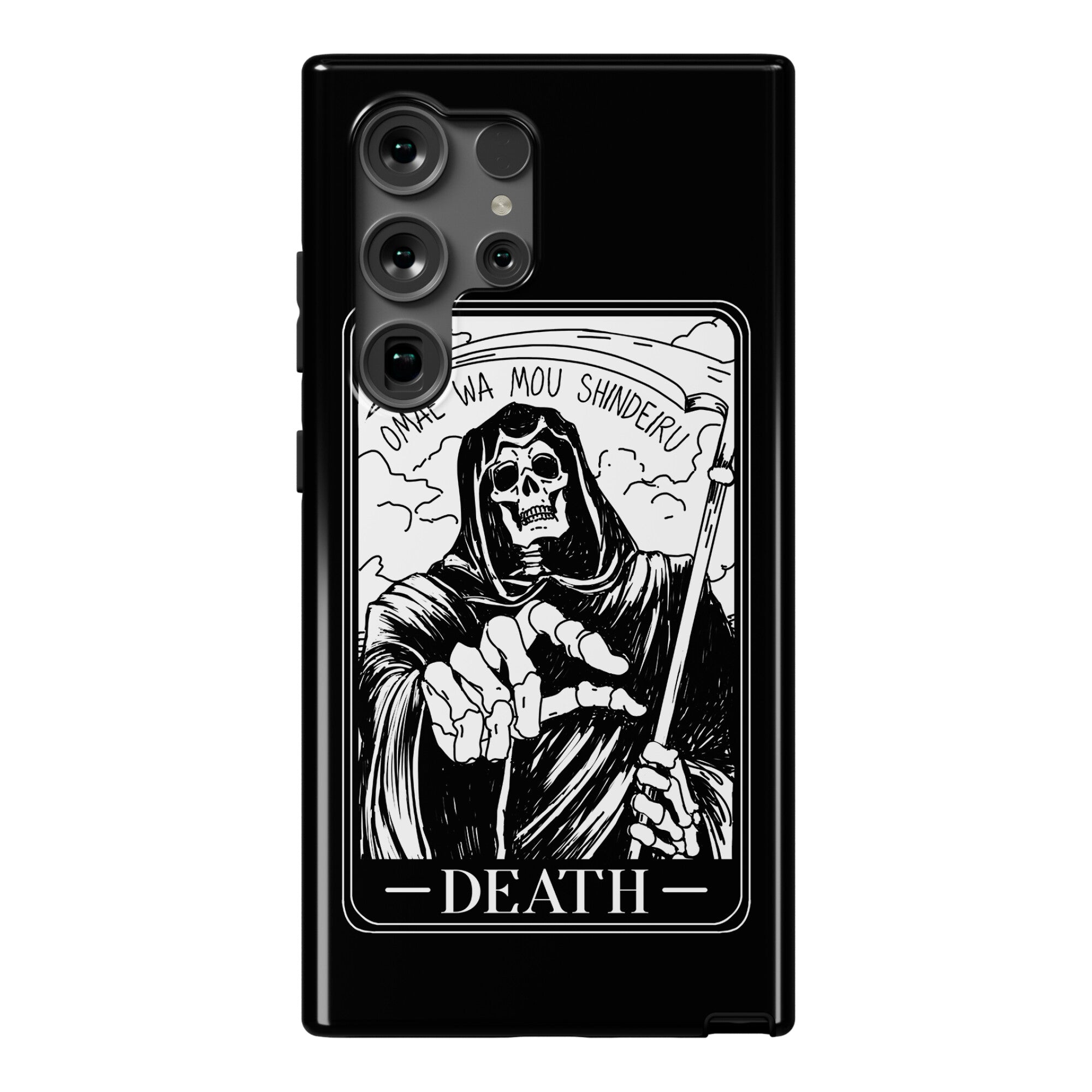 Omae Wa Mou Shindeiru Death Tarot Card Phone Case