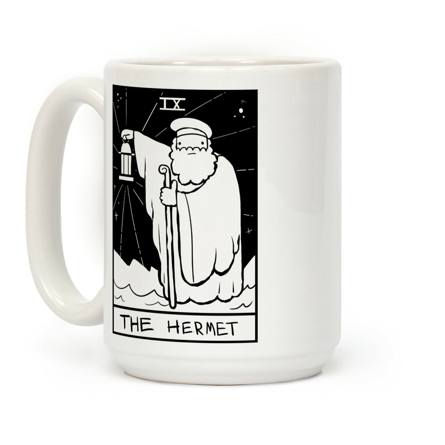 Badly Drawn Tarots: The Hermit Coffee Mug