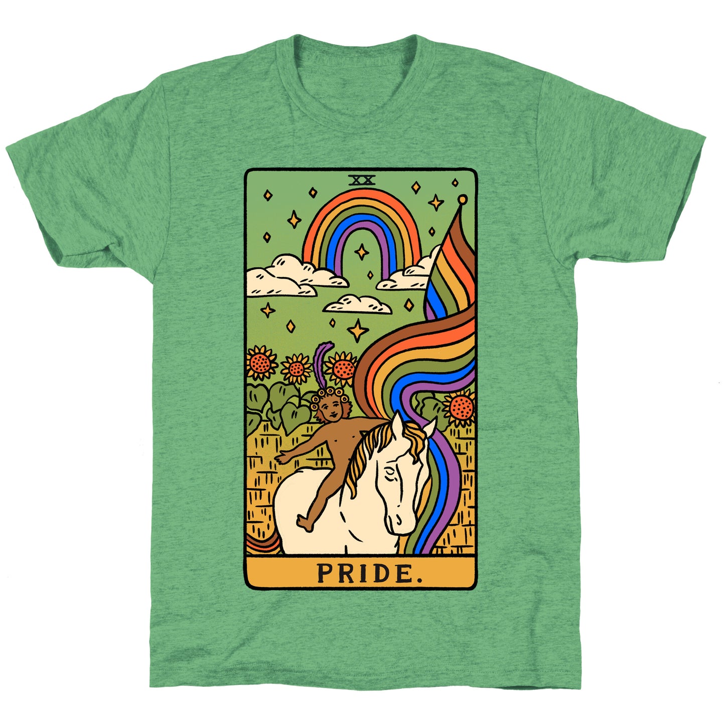 Pride Tarot Unisex Triblend Tee