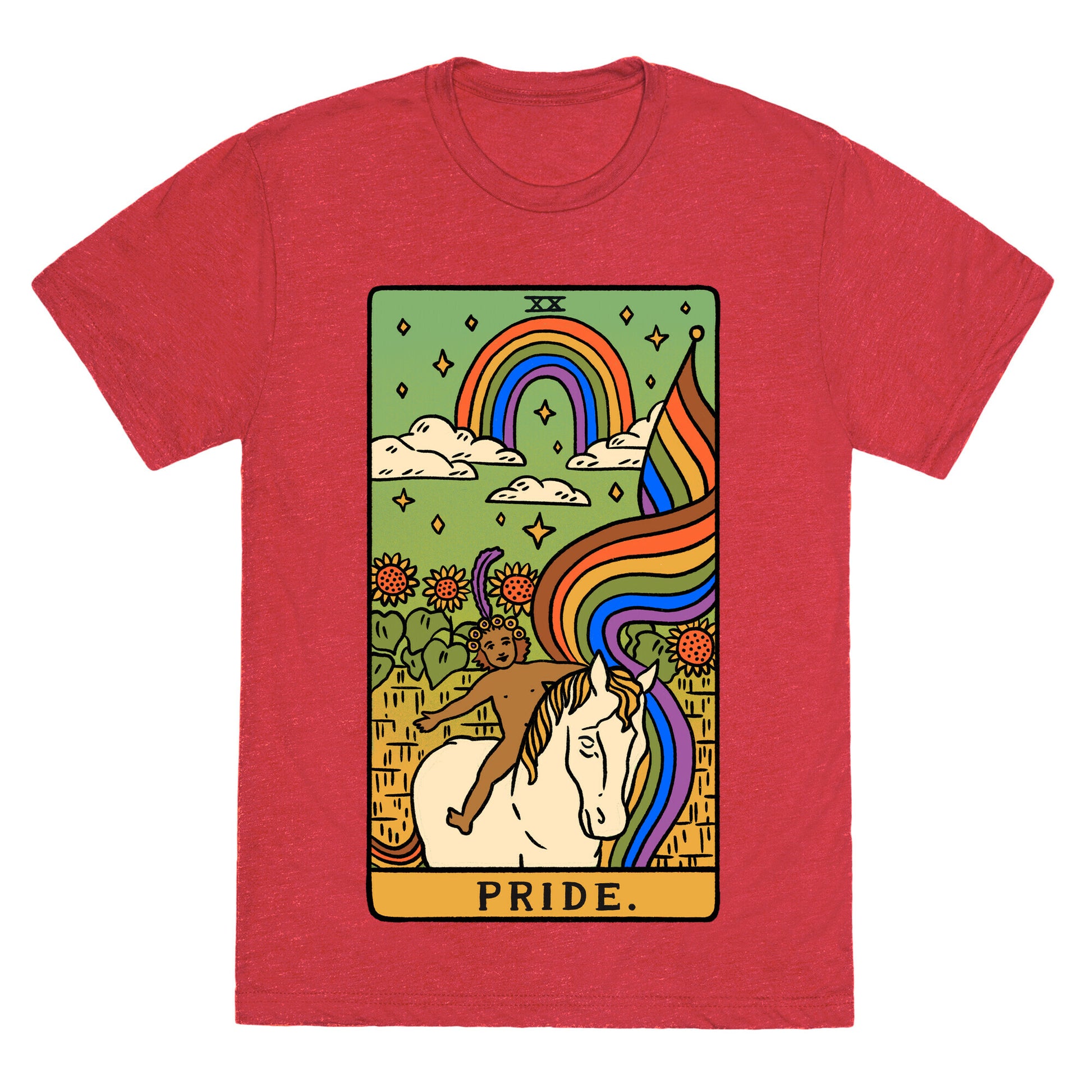 Pride Tarot Unisex Triblend Tee