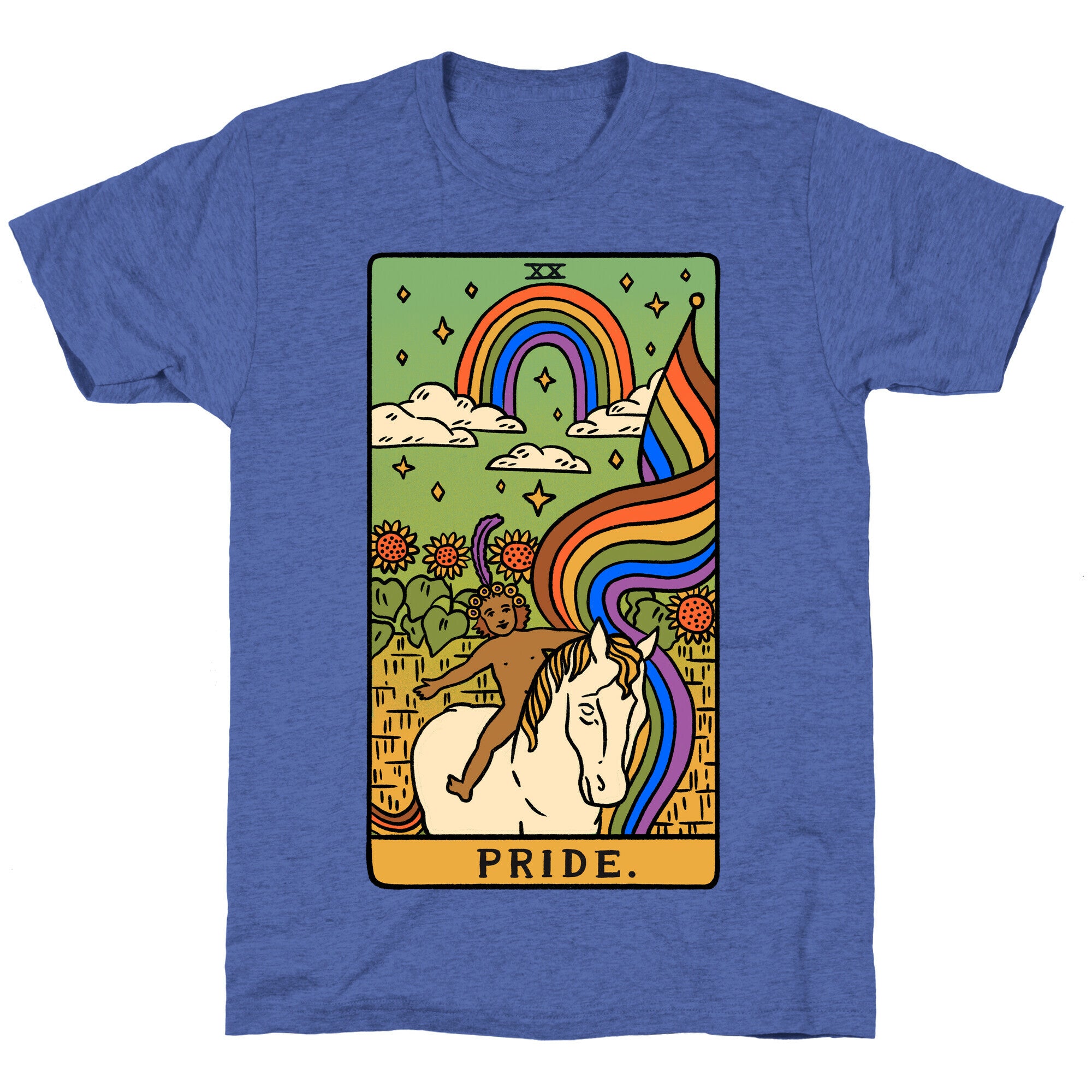 Pride Tarot Unisex Triblend Tee