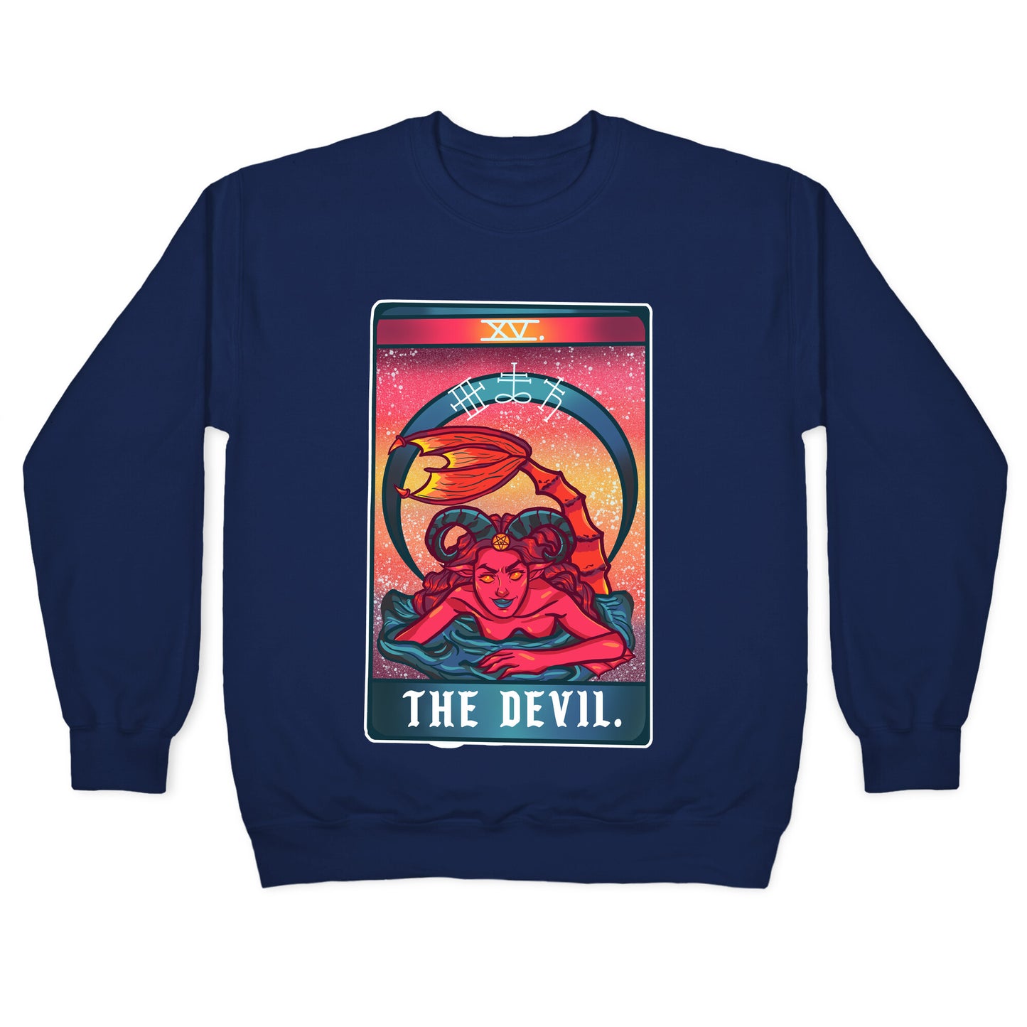 The Devil Siren Tarot Crewneck Sweatshirt