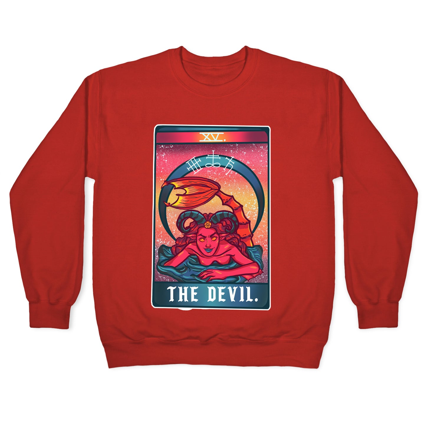 The Devil Siren Tarot Crewneck Sweatshirt
