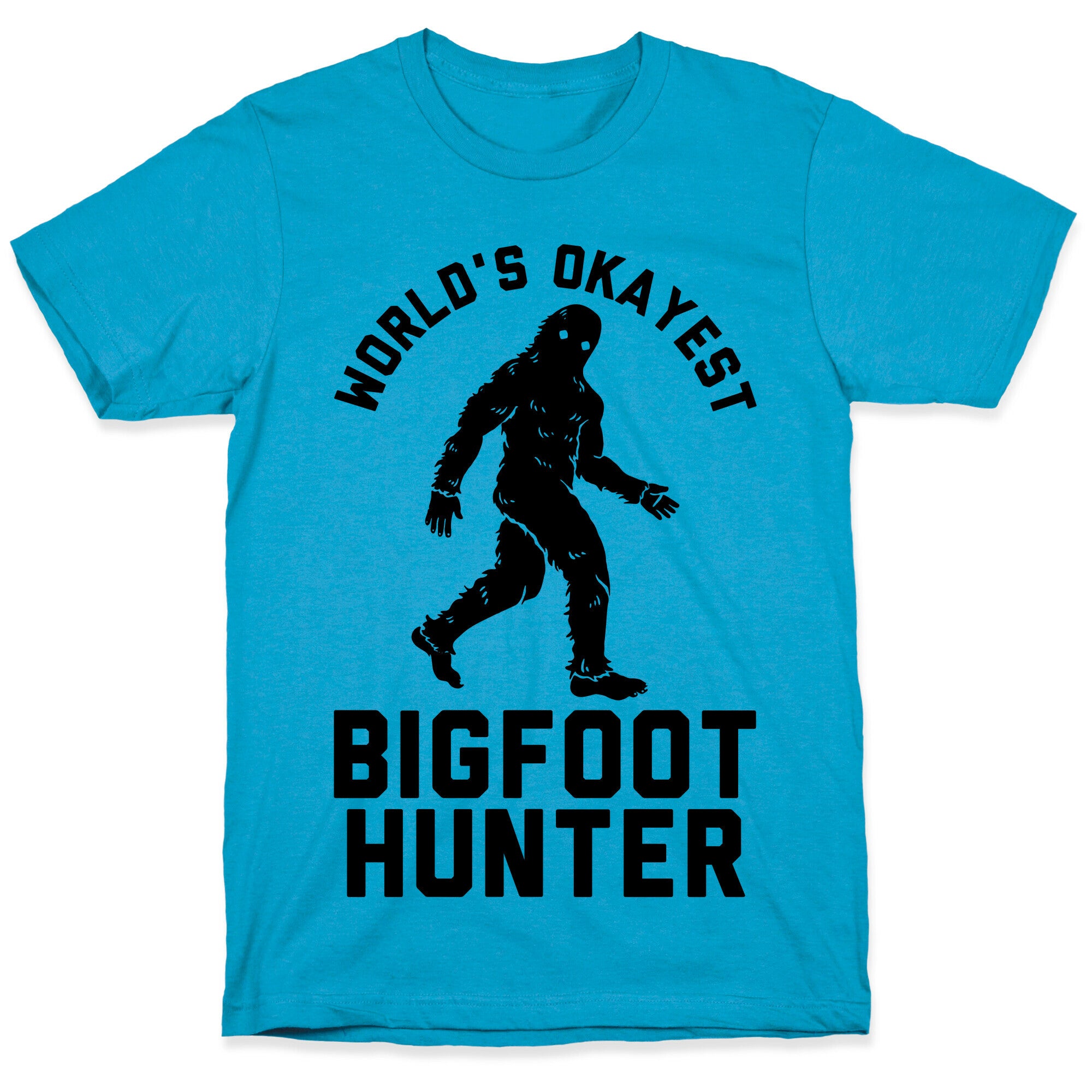 World's Okayest Bigfoot Hunter Unisex Triblend Tee