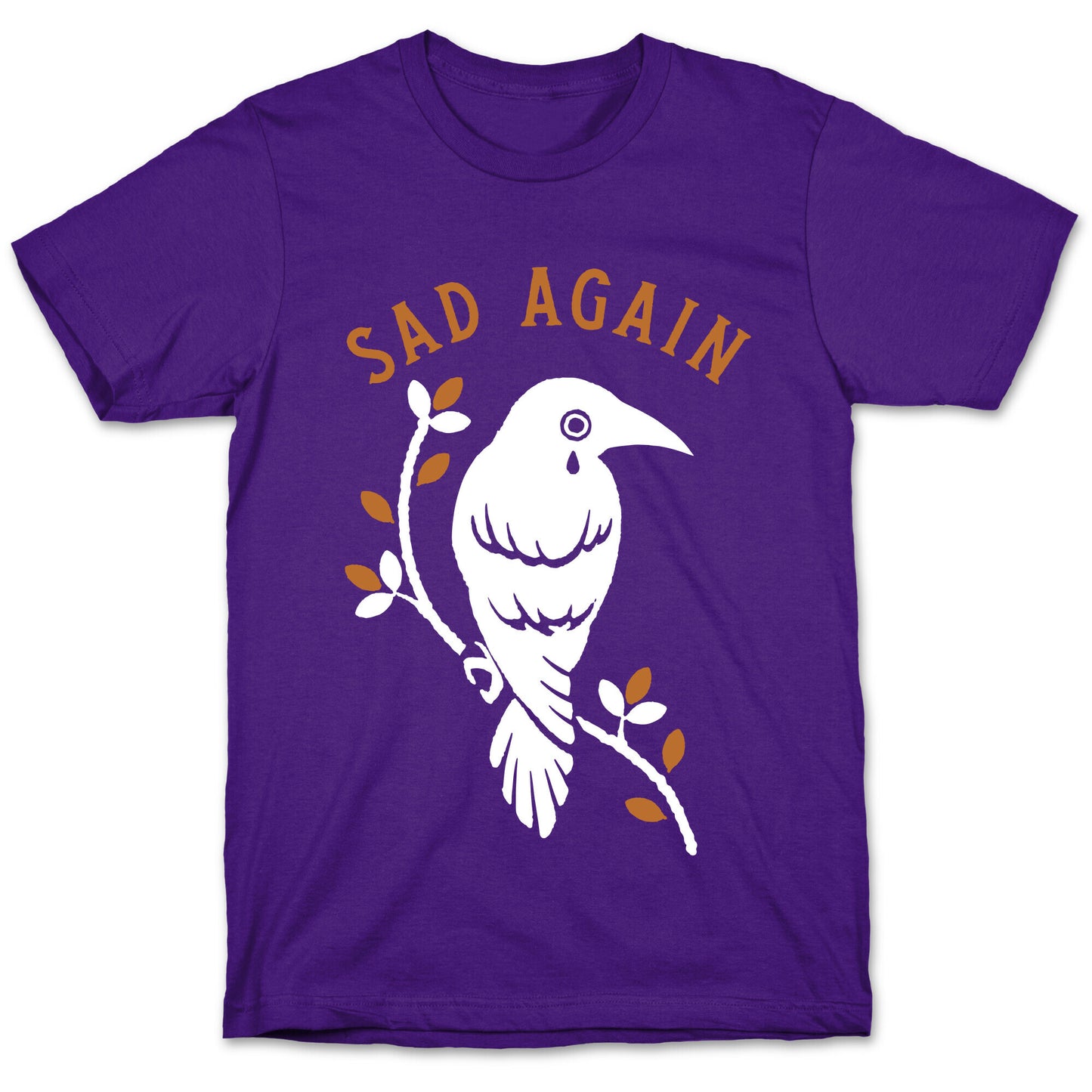 Sad Again Crying Raven T-Shirt