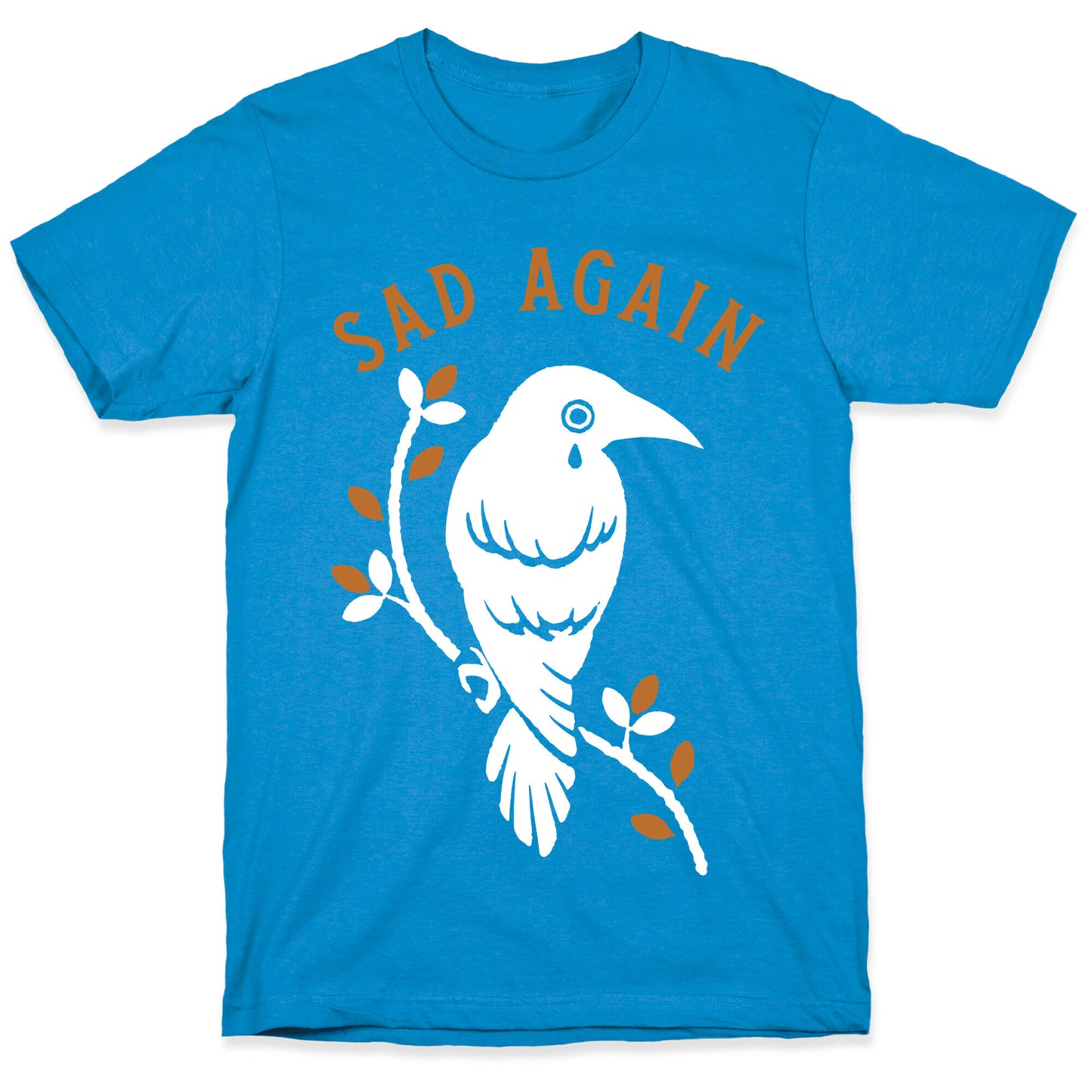 Sad Again Crying Raven T-Shirt
