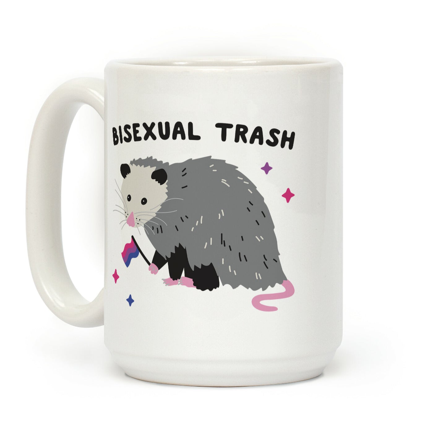 Bisexual Trash Opossum Coffee Mug