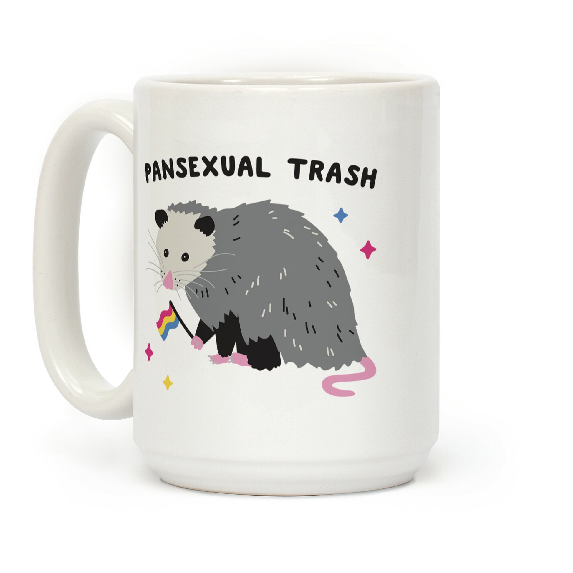 Pansexual Trash Opossum Coffee Mug