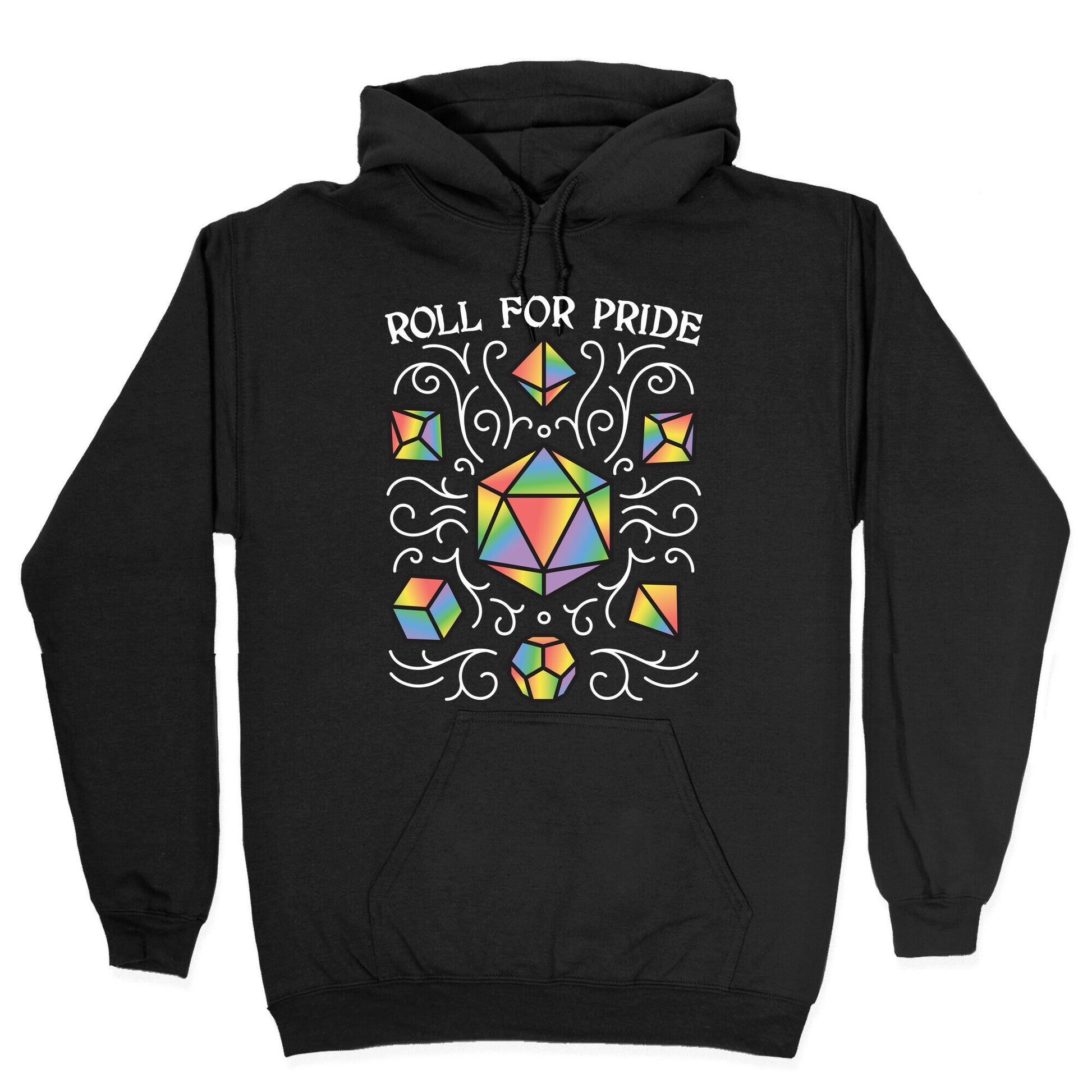 Roll For Pride DnD Dice Hoodie